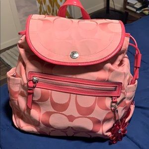 Coach Kyra Signature Daisy Backpack